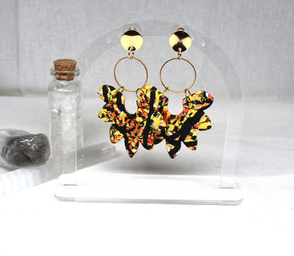 Lava Bursts Statement Earrings