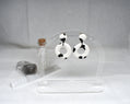 Moo Cow Donut Earrings