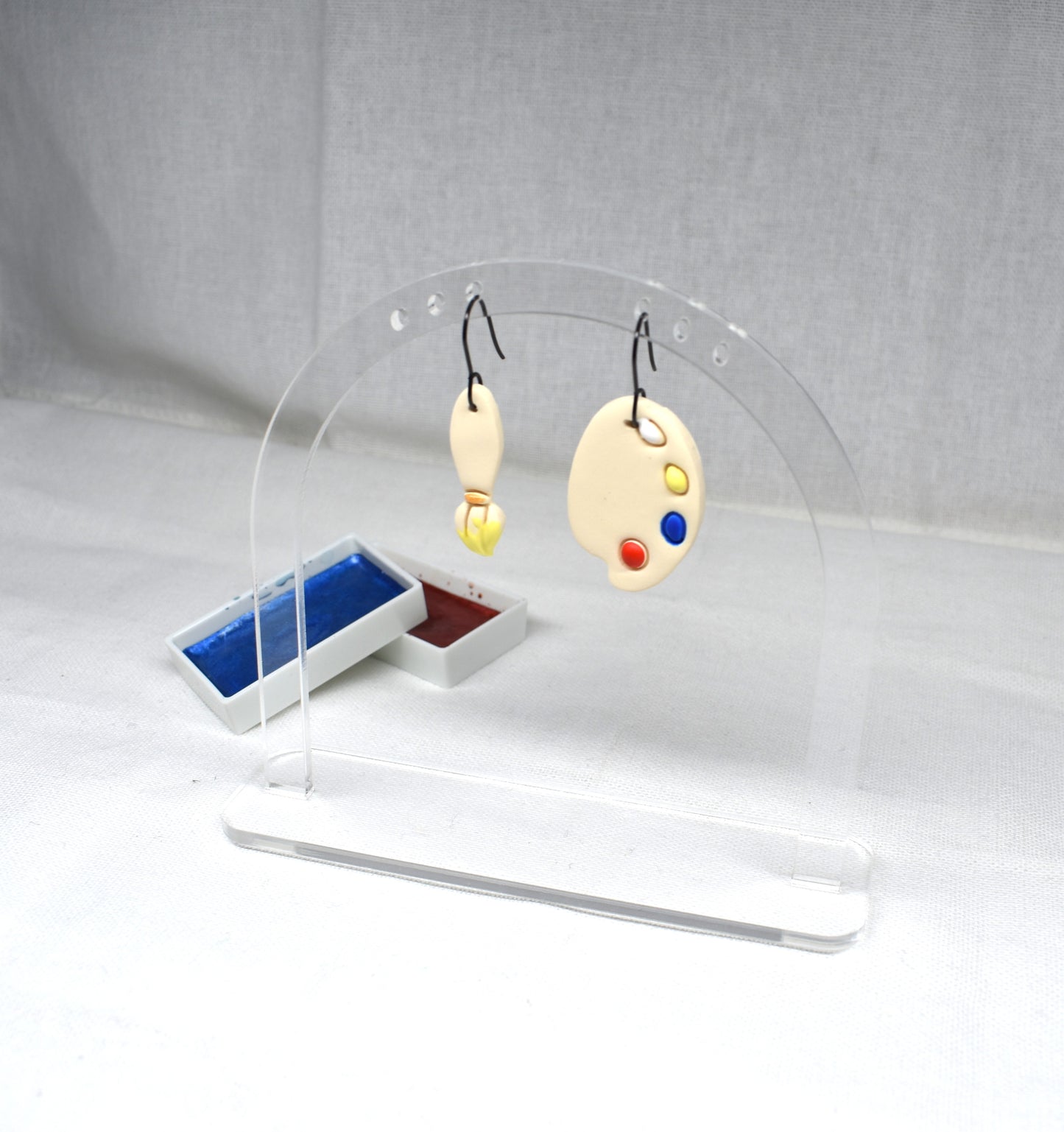 Paintbrush & Palette Mismatched Earrings