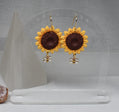 Large Sunflowers with Bee Charm