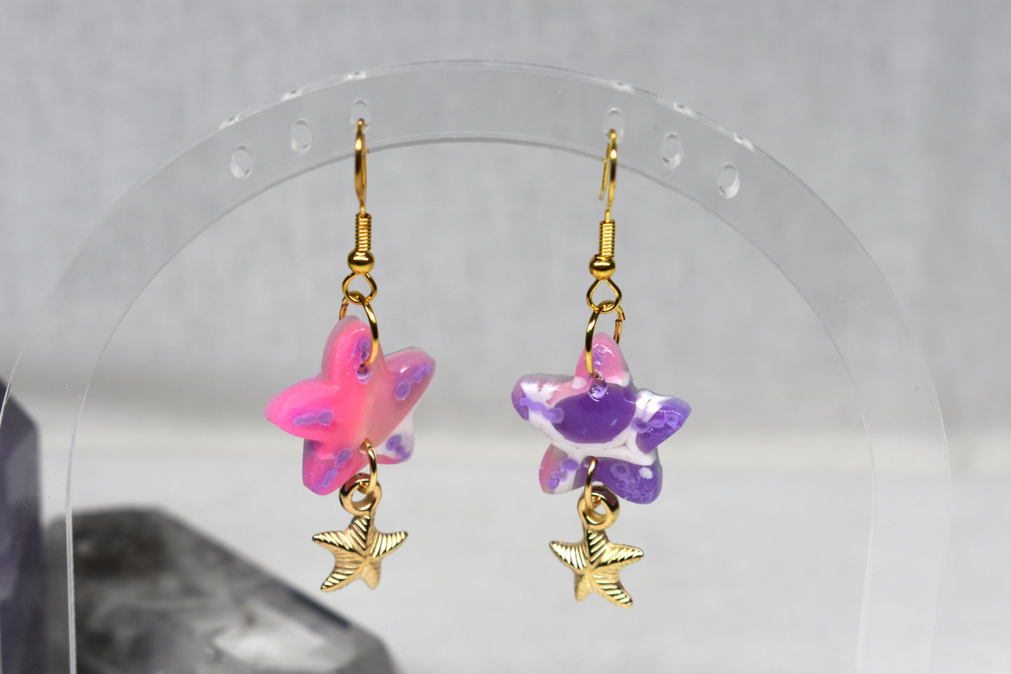 Starfish and Charm dangles
