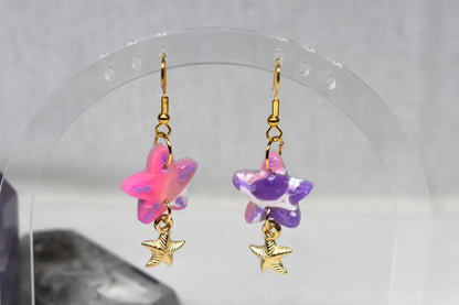 Starfish and Charm dangles