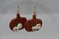 Floral Pumpkin Earrings