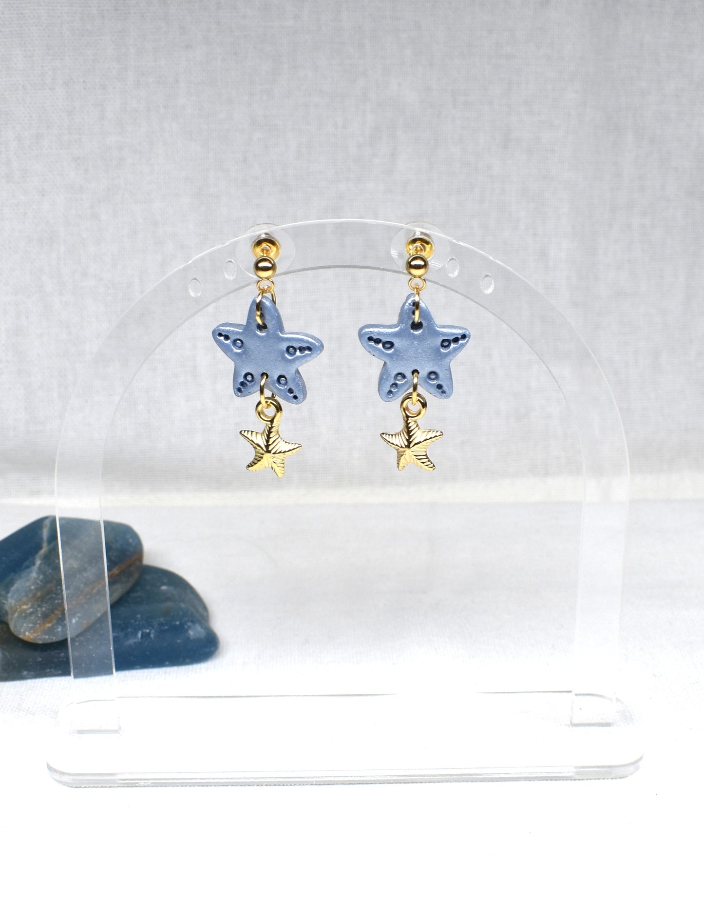 Starfish and Charm dangles
