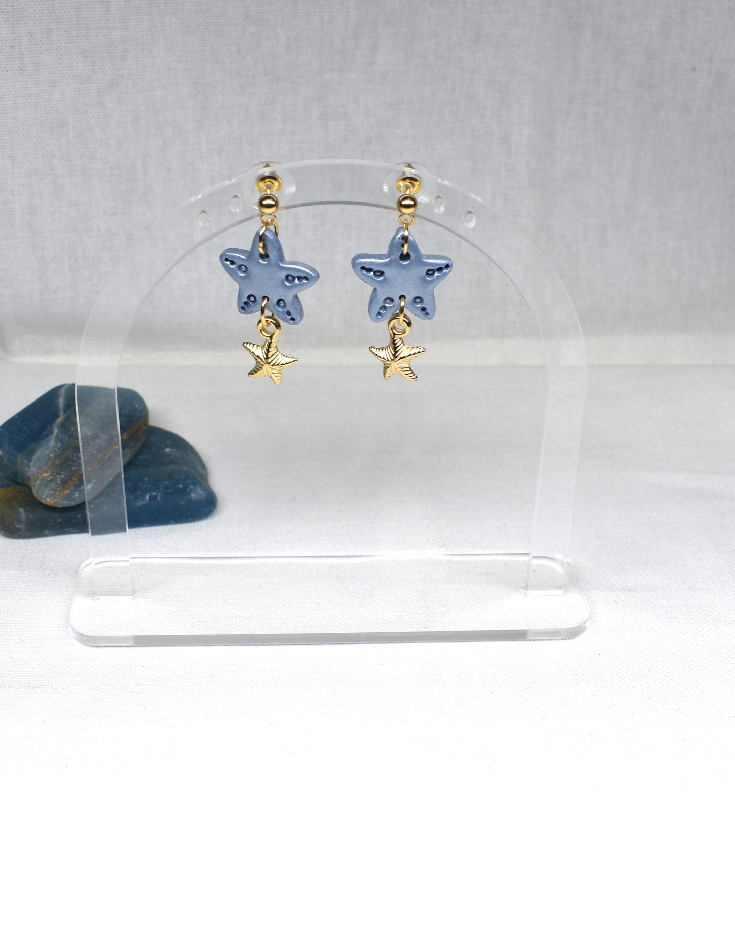 Starfish and Charm dangles