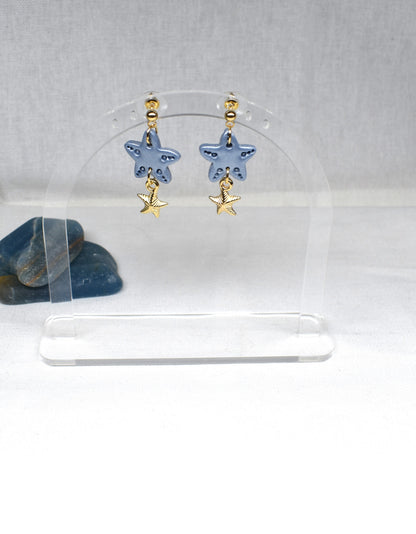 Starfish and Charm dangles