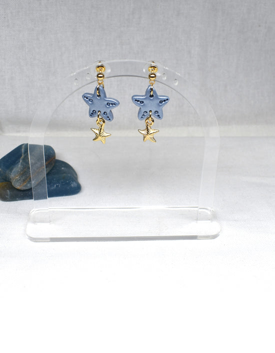Starfish and Charm dangles