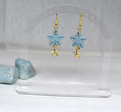 Starfish and Charm dangles