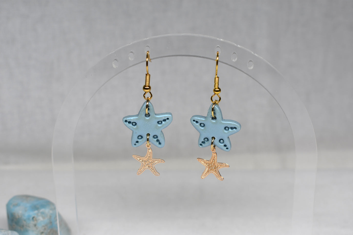 Starfish and Charm dangles