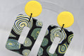 Circles - XL Rectangle Donut Earrings