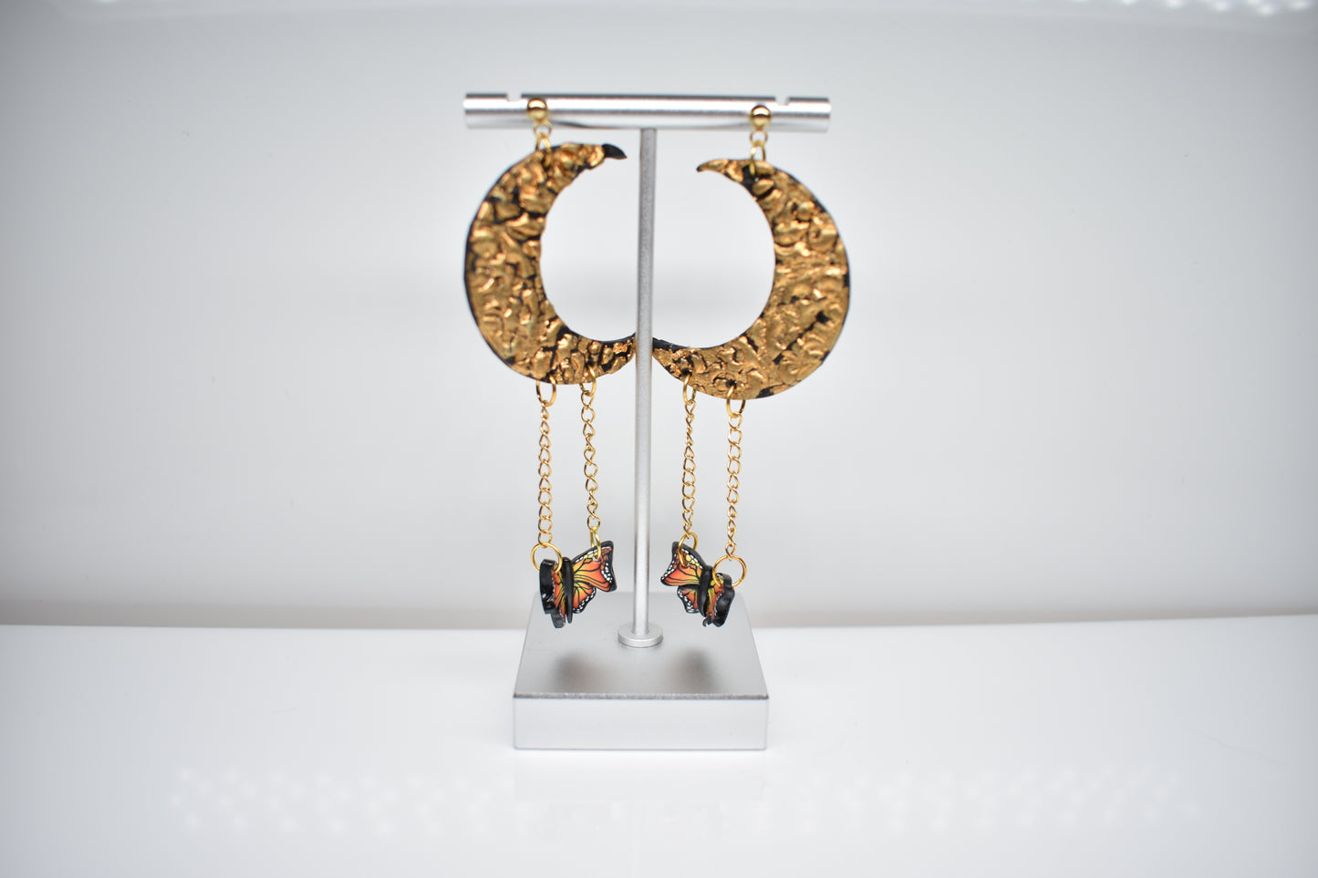 Butterfly Moon Earrings