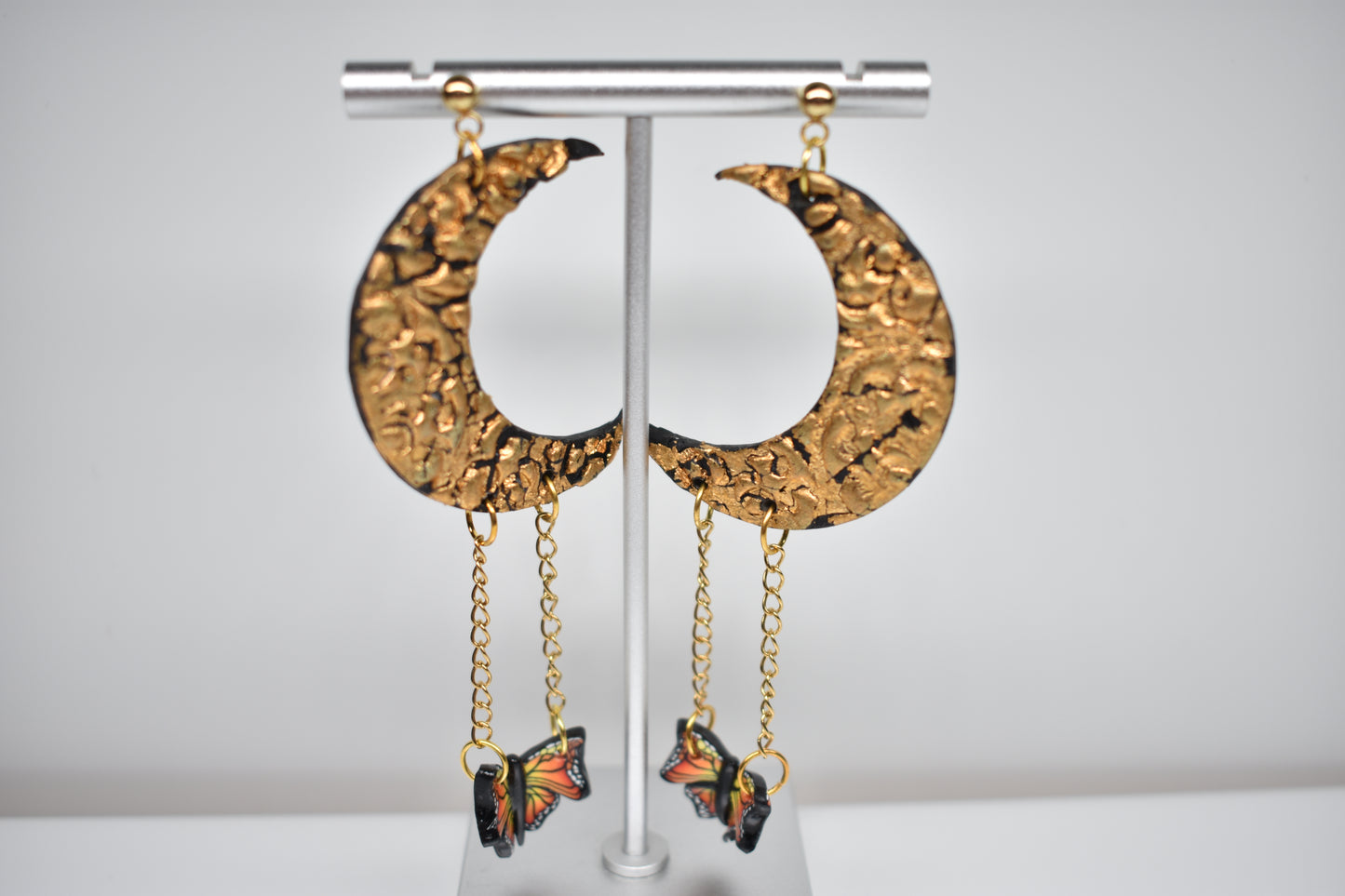 Butterfly Moon Earrings