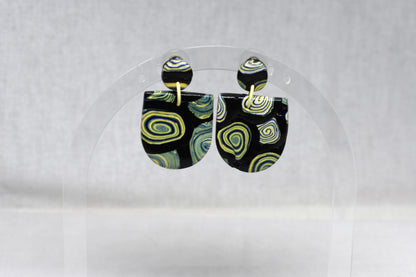 Kandinsky-Inspired Upside Down Arch Earrings
