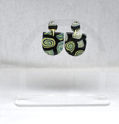 Kandinsky-Inspired Upside Down Arch Earrings