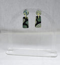 Kandinsky-Inspired Rectangle Drop Earrings
