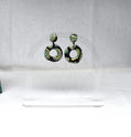 Kandinsky-Inspired Irregular Donut Earrings
