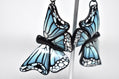 Blue Monarch Butterfly Earrings