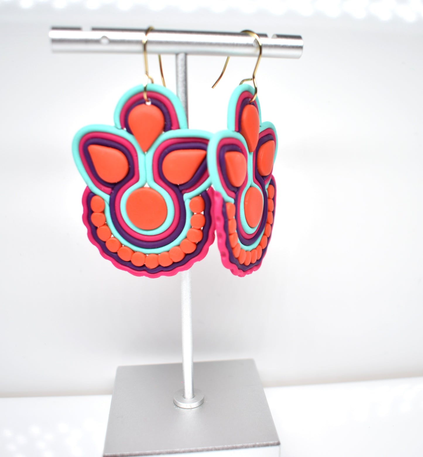 Soutache-Style Statement Earrings