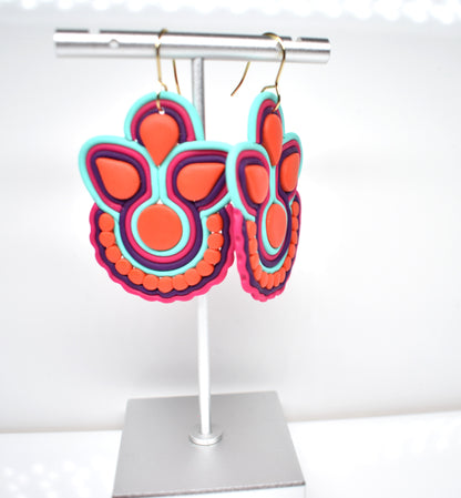 Soutache-Style Statement Earrings
