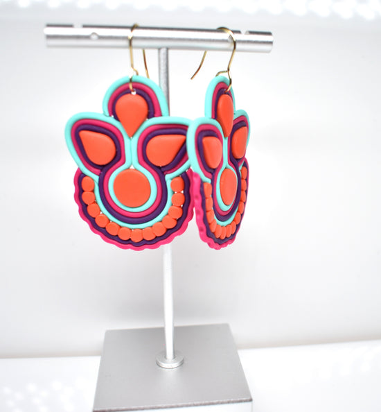 Soutache-Style Statement Earrings