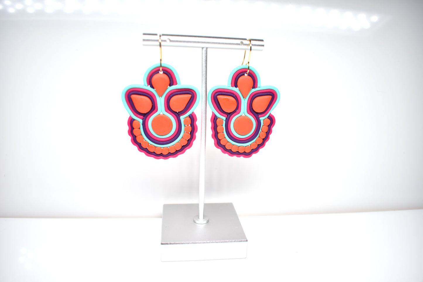Soutache-Style Statement Earrings