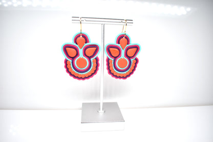 Soutache-Style Statement Earrings
