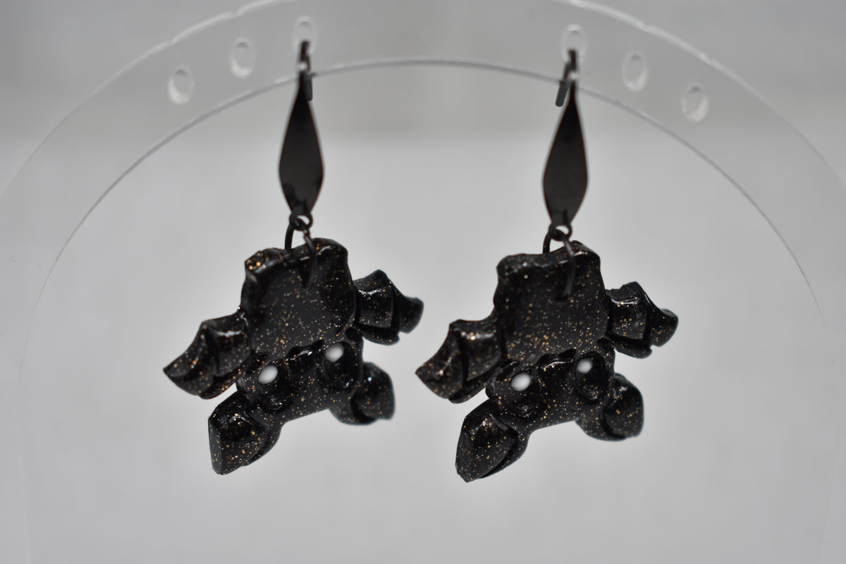 Hanging around Bat Earrings