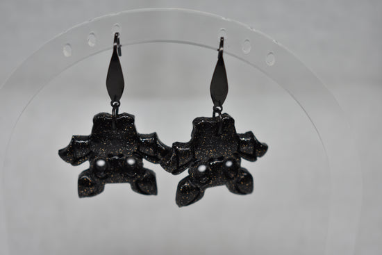 Hanging around Bat Earrings