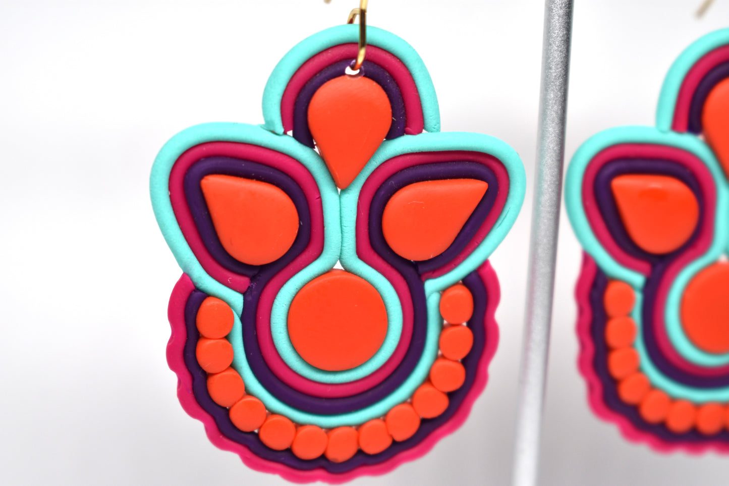 Soutache-Style Statement Earrings