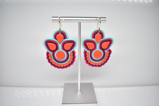 Soutache-Style Statement Earrings