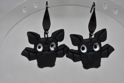 Hanging around Bat Earrings