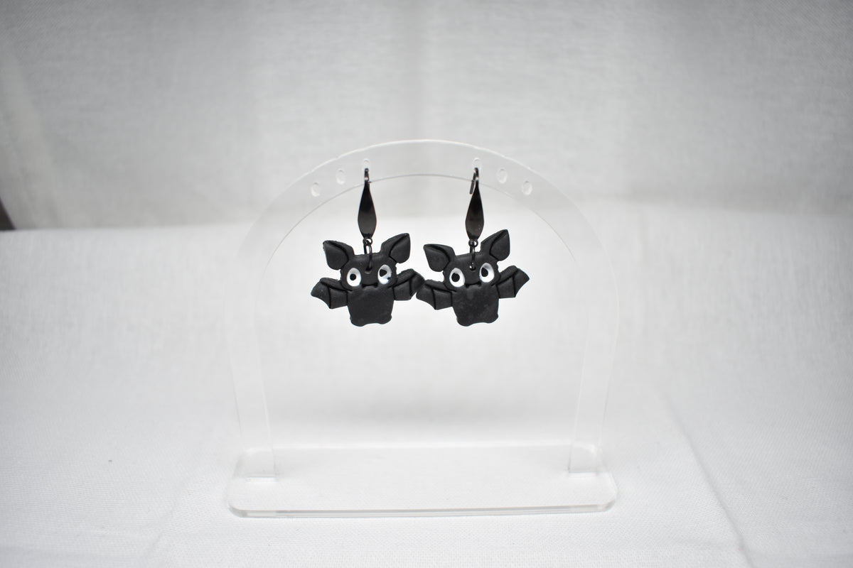 Hanging around Bat Earrings