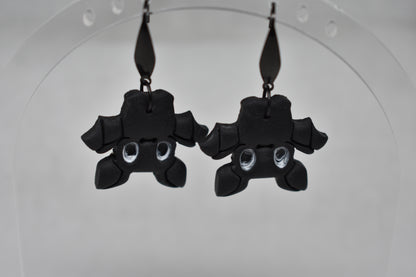 Hanging around Bat Earrings