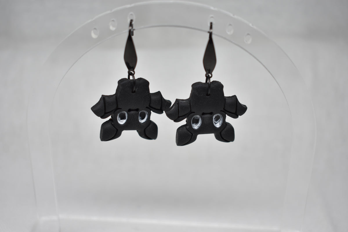 Hanging around Bat Earrings