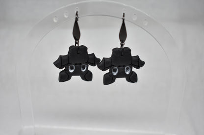Hanging around Bat Earrings