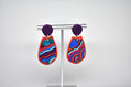 Rainbow Teardrop Soutache Earrings