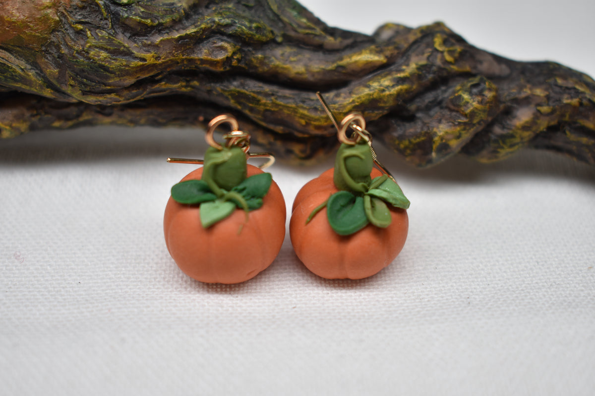 Pumpkin Drop Earrings