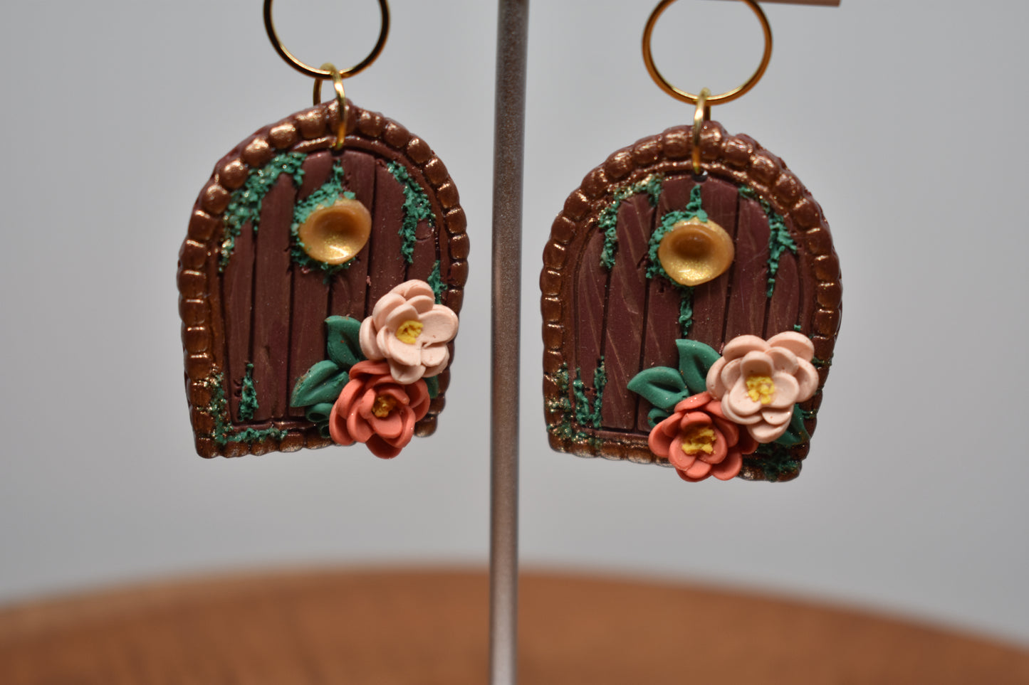 Fairy Doors with Peach flower 