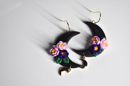 Floral Moon with Charm Ophelia 