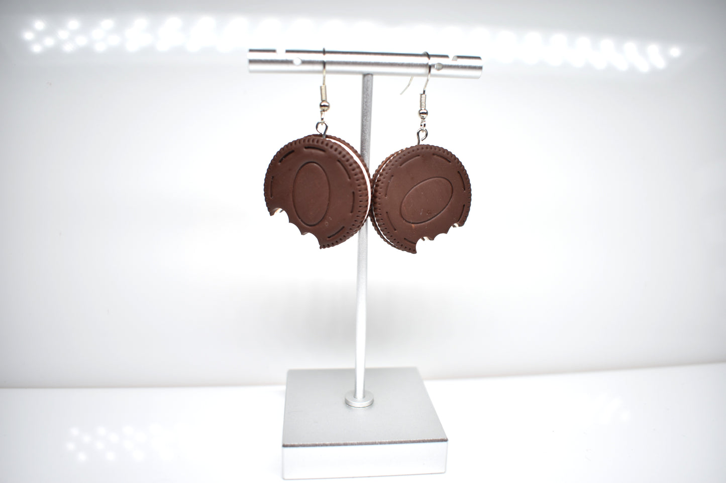 Oreo cookie earrings 