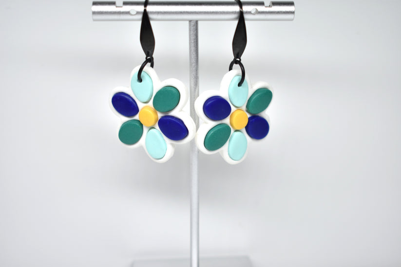 Small Rainbow flowers Azure 