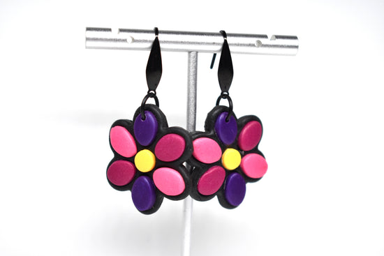 Small Retro Flower -Magenta 