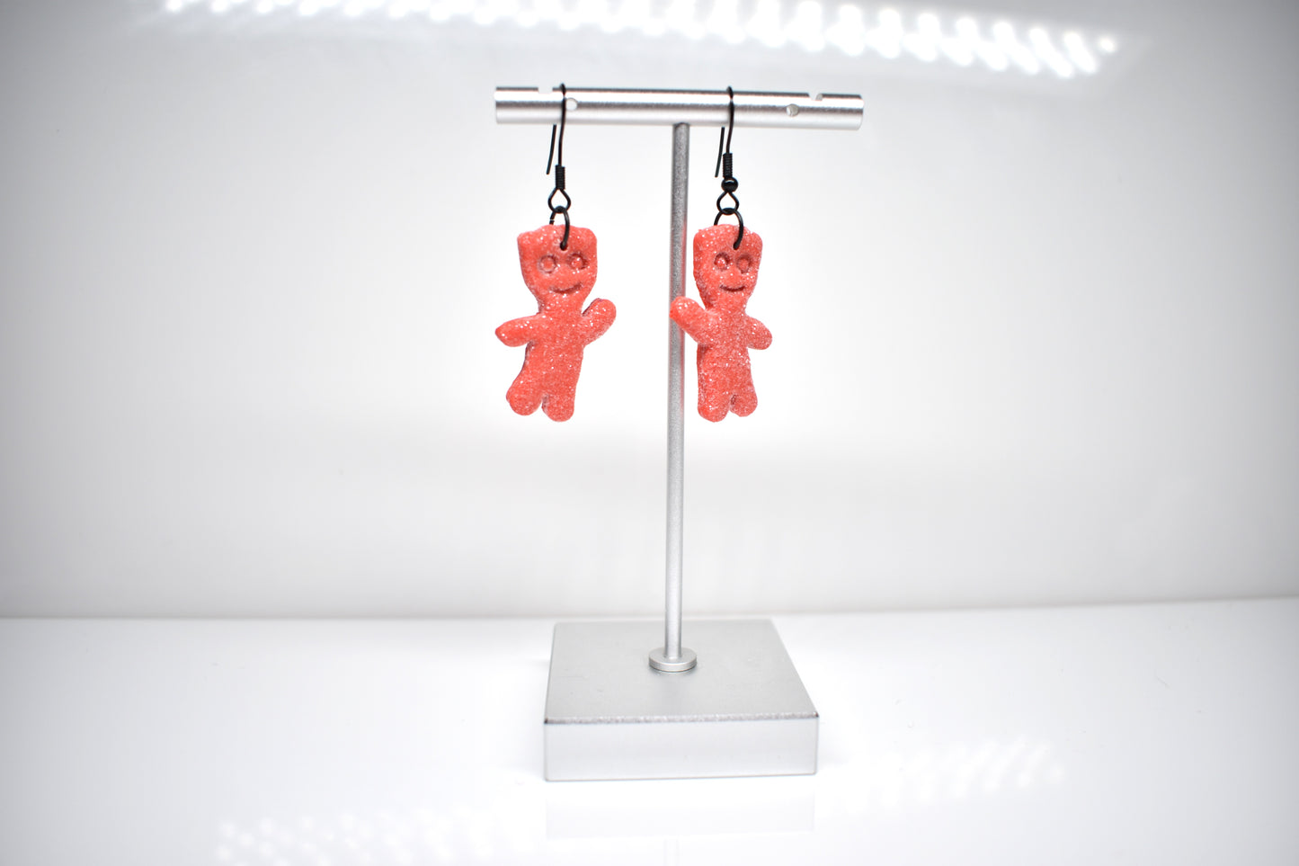 Sour Patch kids' earrings Red