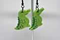 Standing Crocodile earrings 