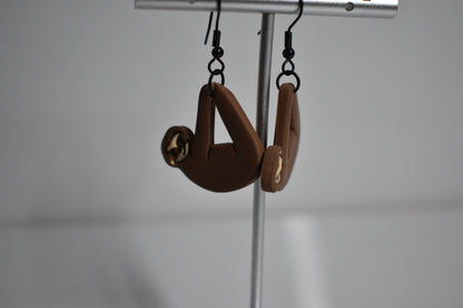 Swinging Sloth Earring 