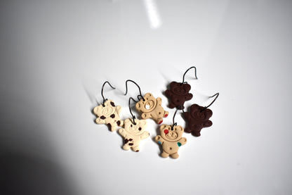 Tiny teddy earrings 